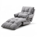 Modernes Polstersofa, mit Stoffbezug, klappbar, Farbe: grau