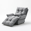 Modernes Polstersofa, mit Stoffbezug, klappbar, Farbe: grau
